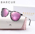 BARCUR Two Tone Leopard Print Women Sunglasses-LeopardPink