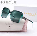 BARCUR Trendy Women Polarized Sunglasses Butterfly -ClearGreen