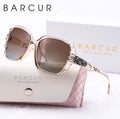 BARCUR Trendy Women Polarized Sunglasses Butterfly - ClearTea