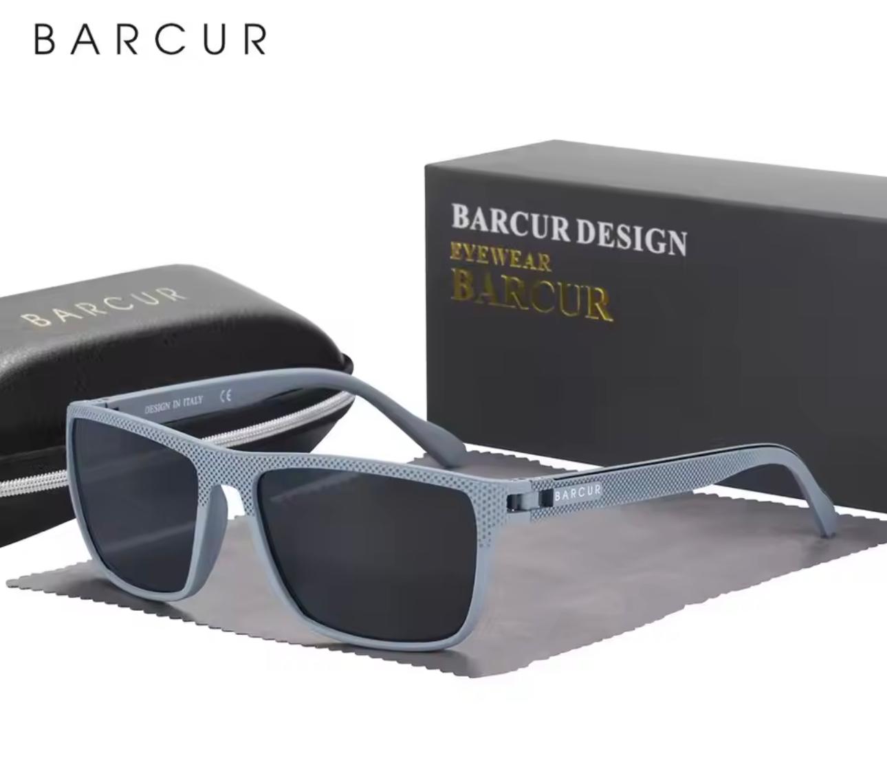 BARCUR Design TR90 Sunglasses-Gun Gray