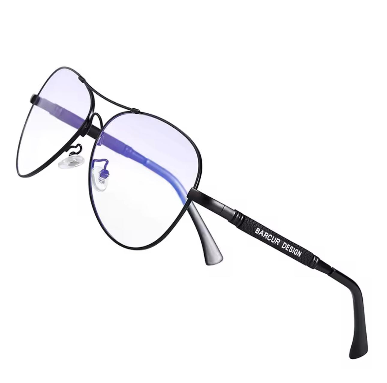 BARCUR Anti Blue Light Blocking Glasses - Black Anti Blue