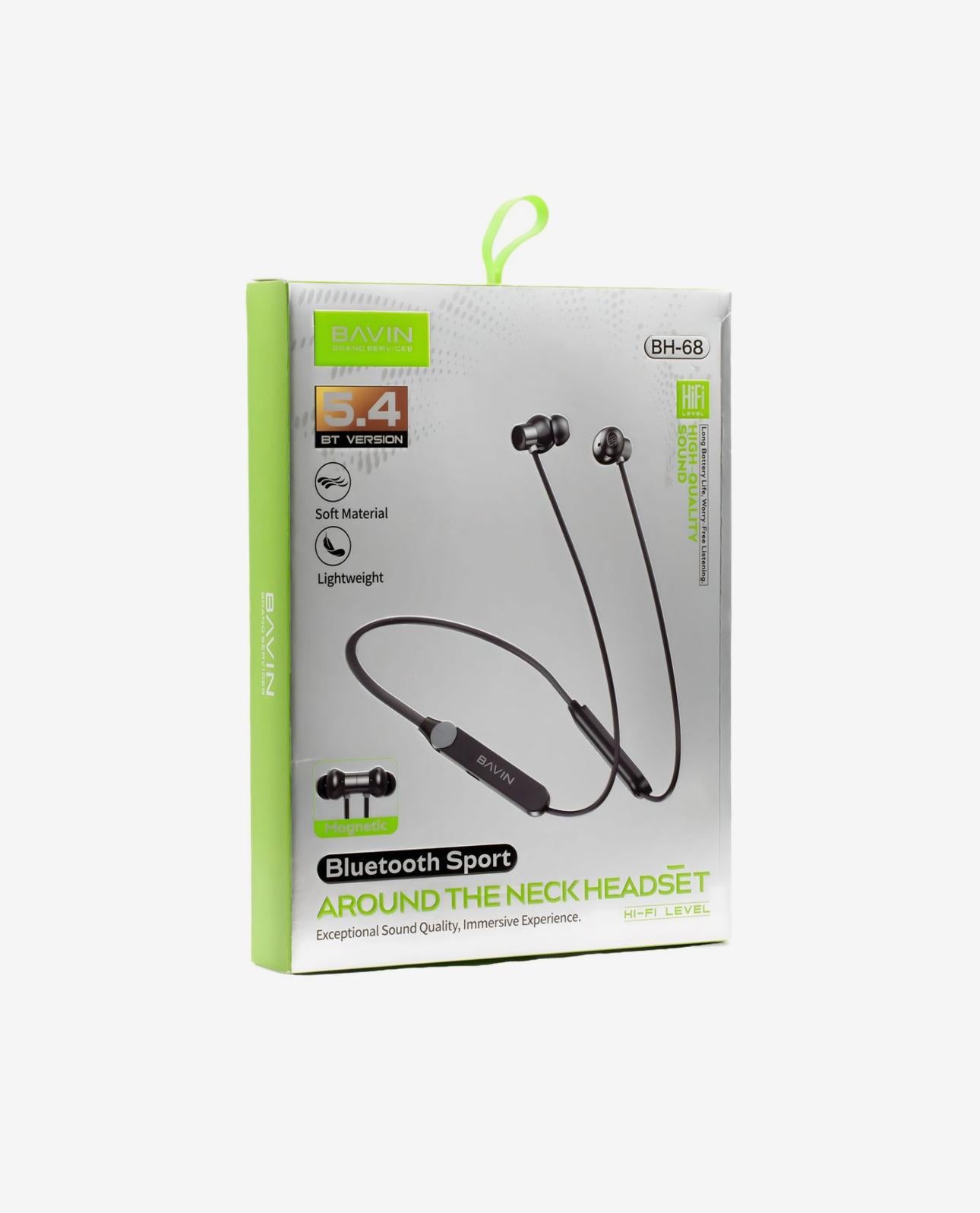 Bavin Bluetooth Sport Neck Headset Black