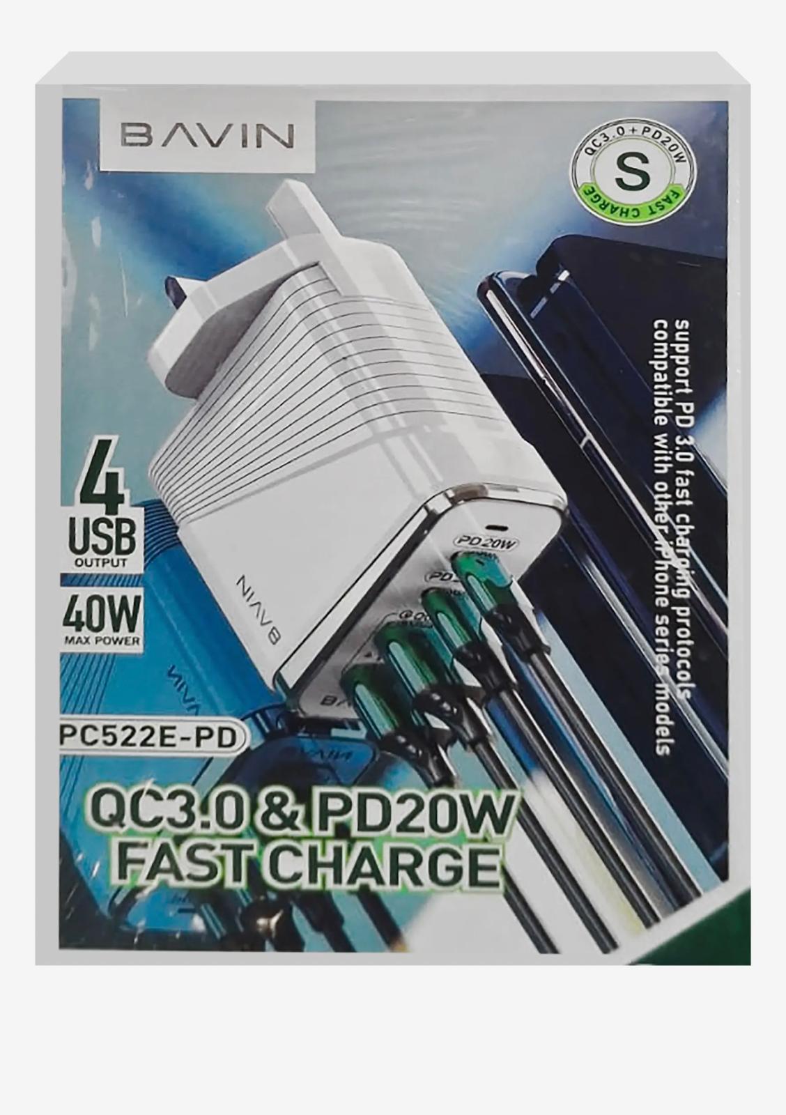 Bavin 40W 4 Output Fast Charger