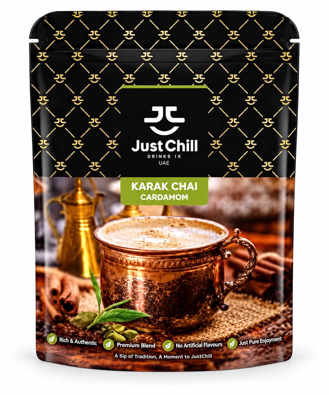 Just Chill Karak Cardamom Instant Tea Mix 1kg