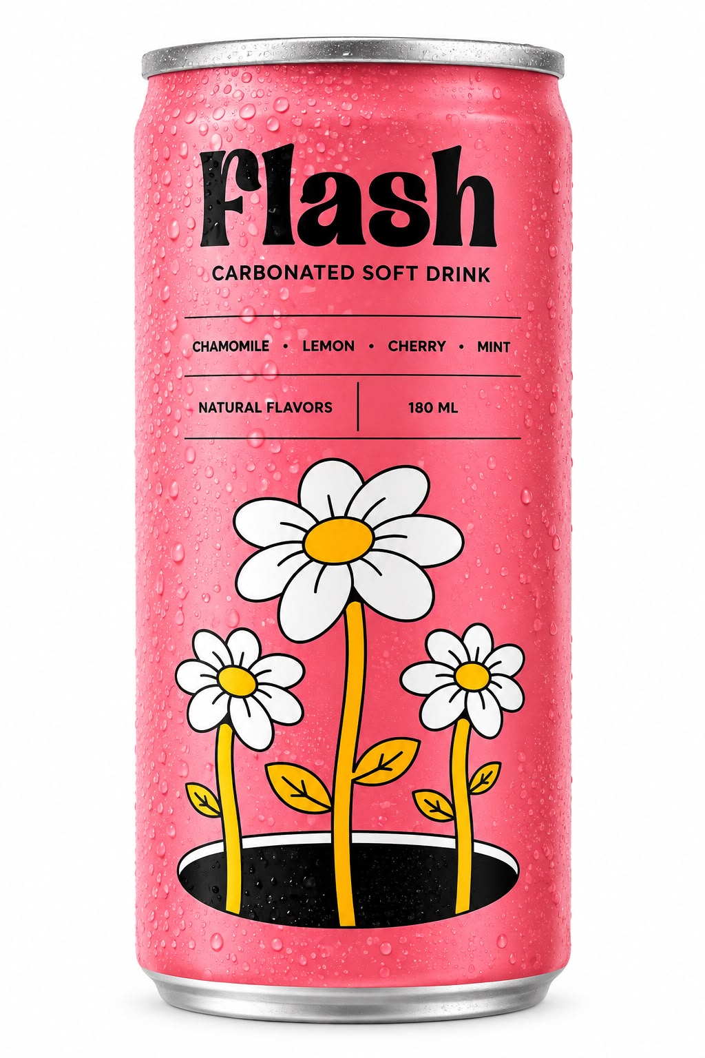 Flash Cherry, Chamomile, Lemon &amp; Mint Drink 180ml