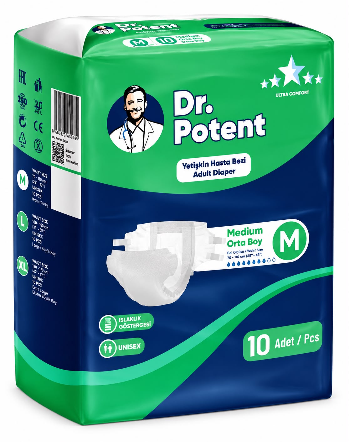 Dr. Potent Adult Pants -(M)