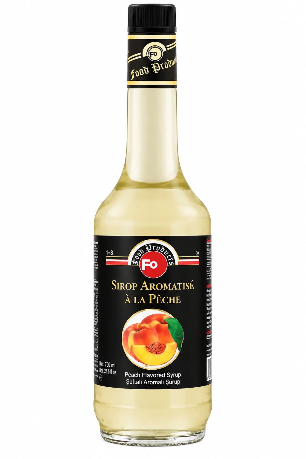 FO Peach Flavoured Syrup – 700ml