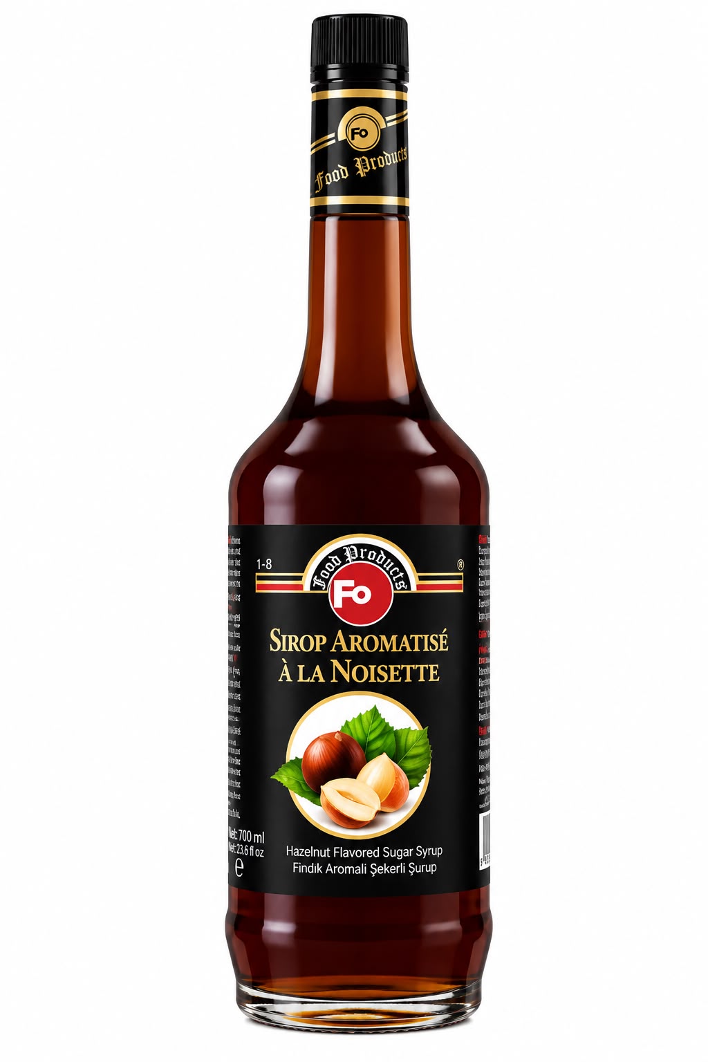 FO Hazelnut Flavoured Syrup – 700ml