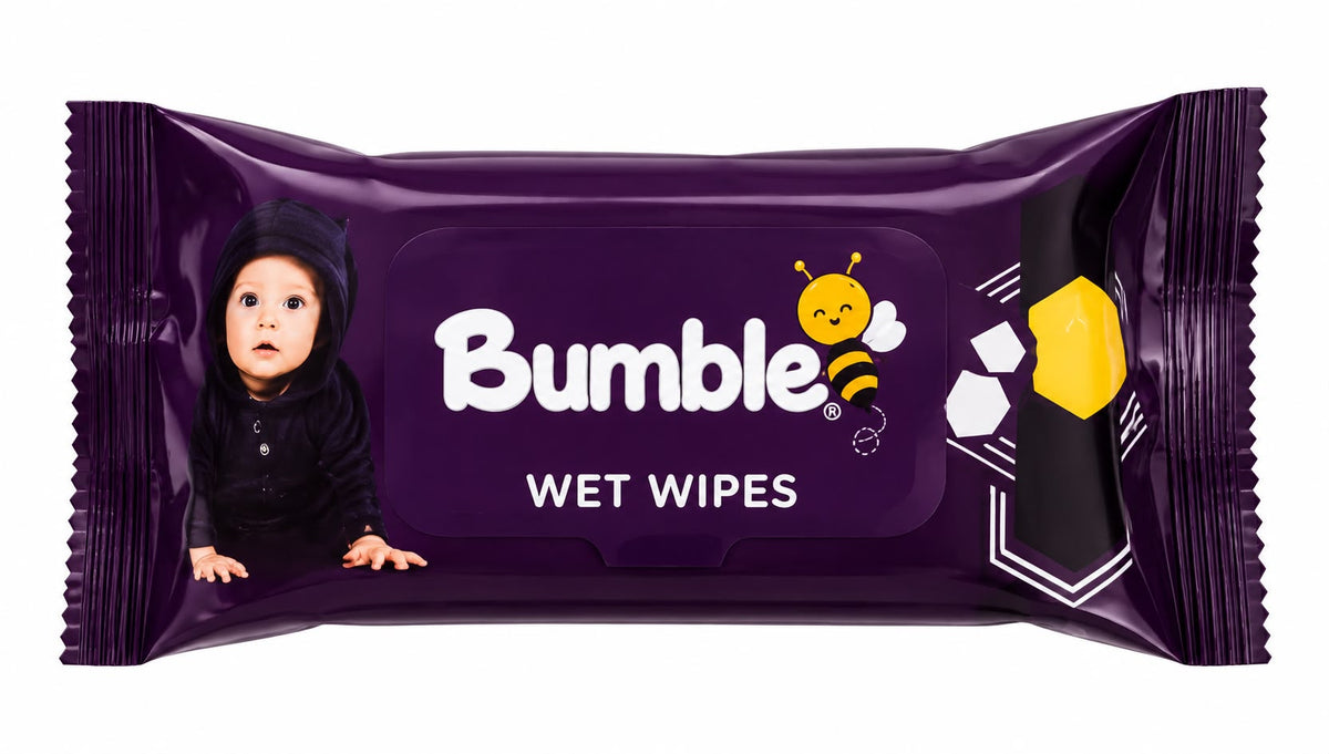Bumble Baby Wet Wipes – 15 wipes