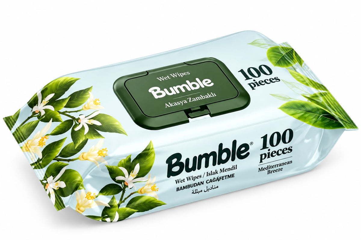 Bumble Mediterranean Breeze Wet Wipes – 100 wipes