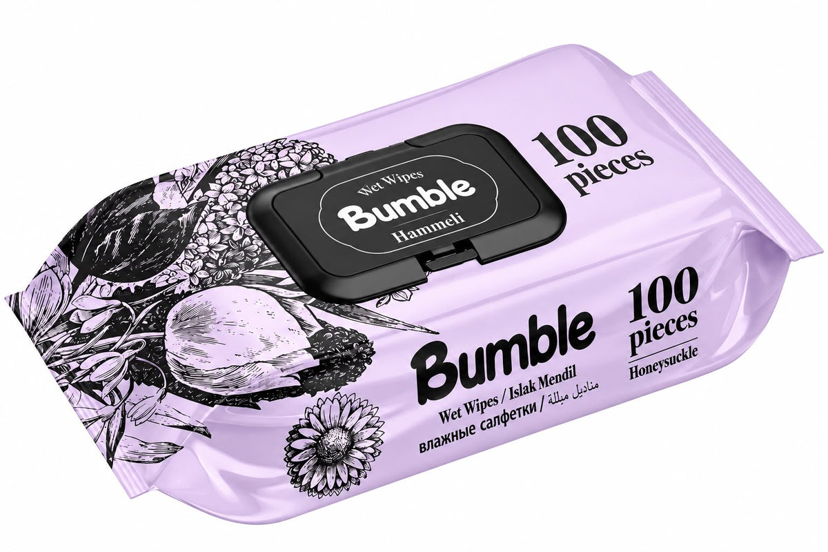 Bumble Honeysuckle Wet Wipes – 100 pcs