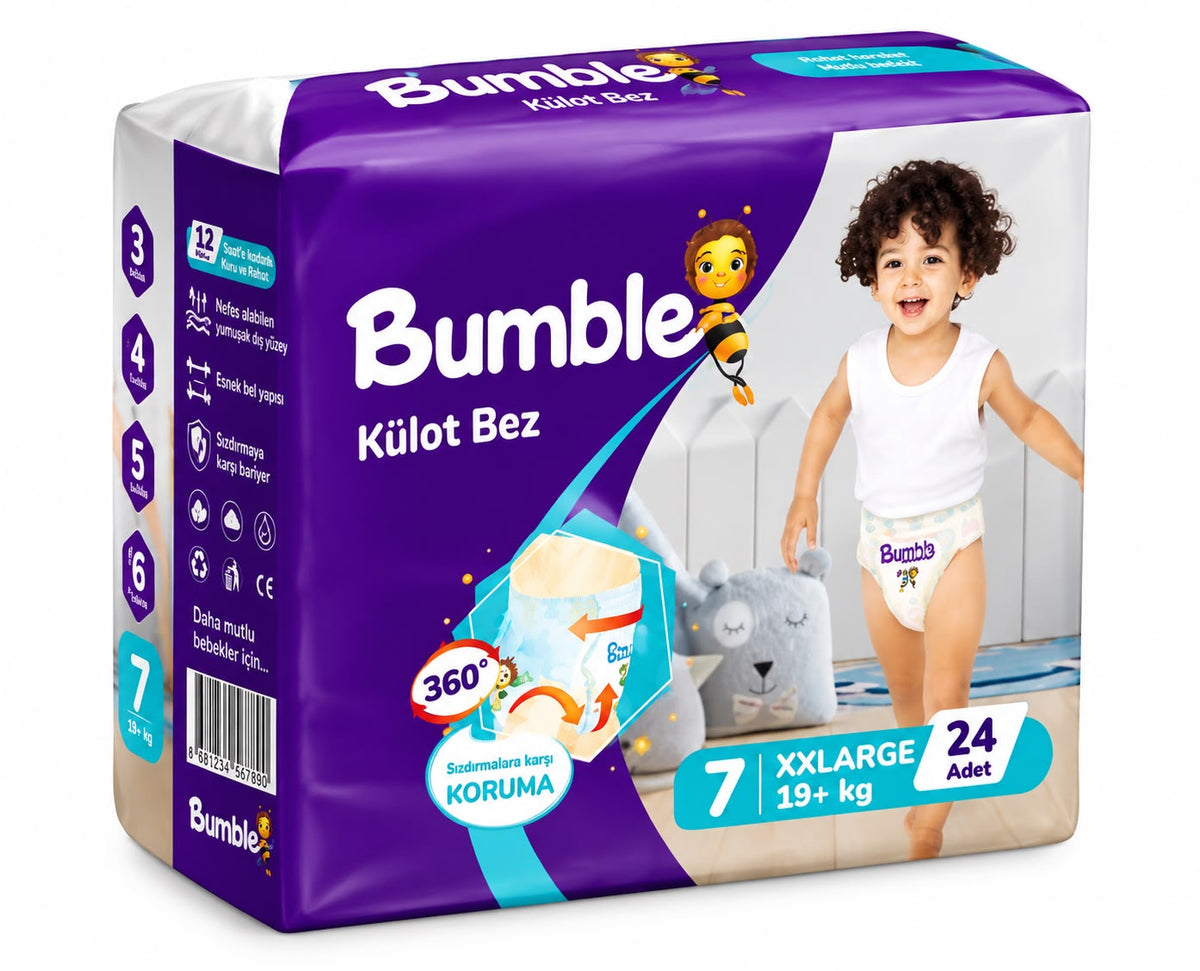 Bumble Baby Pants – Size 7 XXL (19+ kg) – 24 pcs