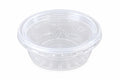 Clear Plastic Food Container with Lid – 8 oz