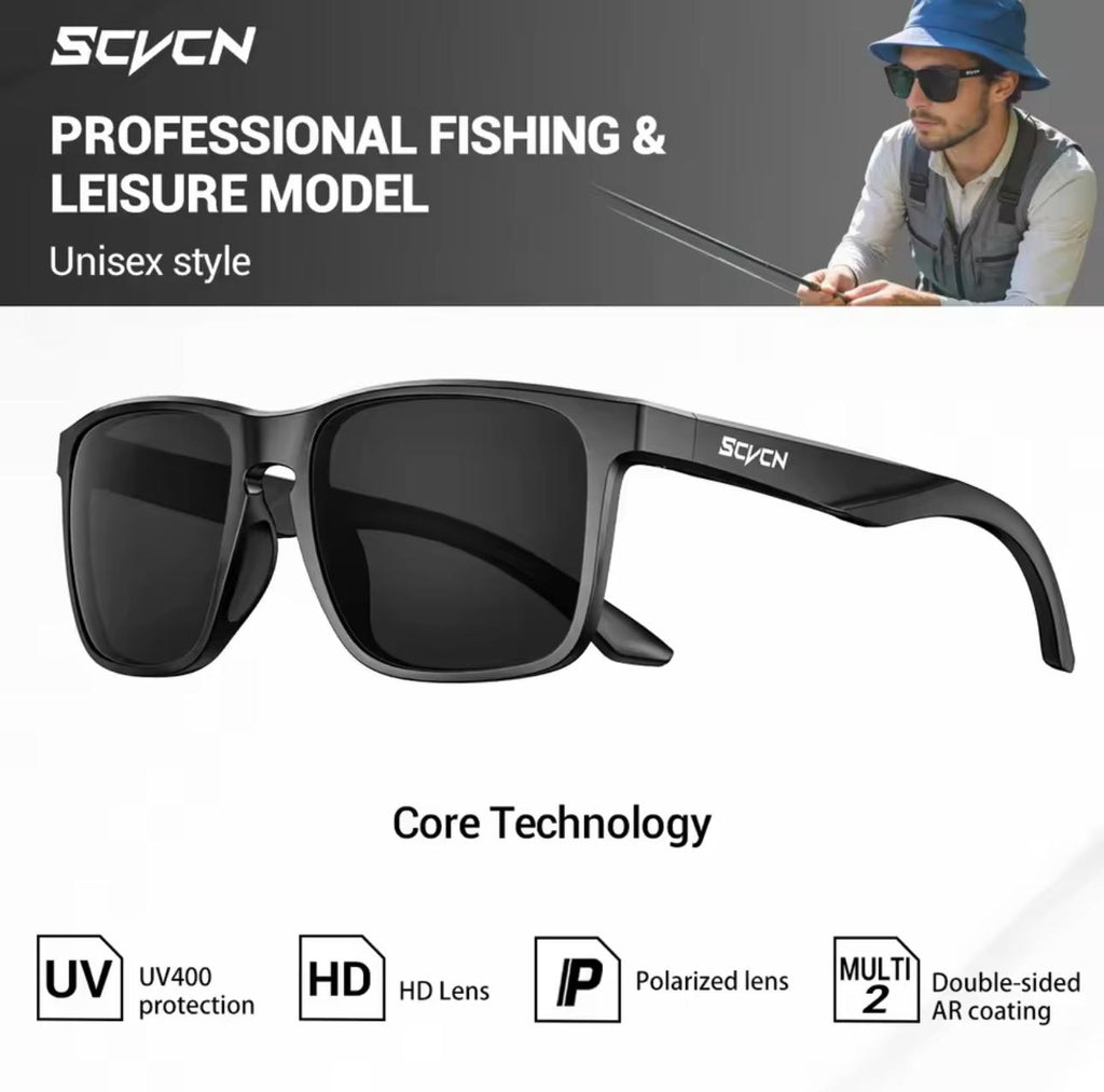 SCVCN Outdoor Polarized   UV400 Sunglasses